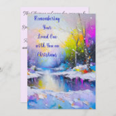 Erinnern Sie sich an Ihre liebte Weihnachtskarte Ankündigung (Vorne/Hinten)