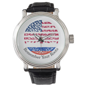 Erinnern Sie sich an Ihre Wurzeln Armbanduhr