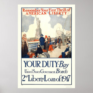 Erinnern Sie sich an Ihren ersten Nervenkitzel der Poster