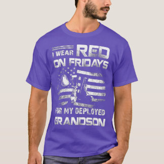 Erinnern Sie sich an jeden Veteran Deployed RED Fr T-Shirt