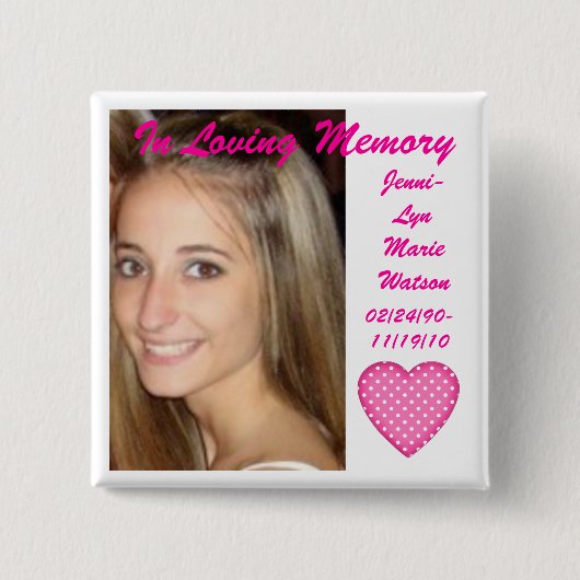 Erinnern Sie sich an Jenni Button (Vorderseite)