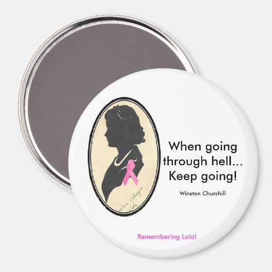 Erinnern Sie sich an Lola! Magnet (Vorderseite/Rückseite)