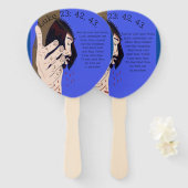 Erinnern Sie sich an mich Fächer (Vorne und Hinten)