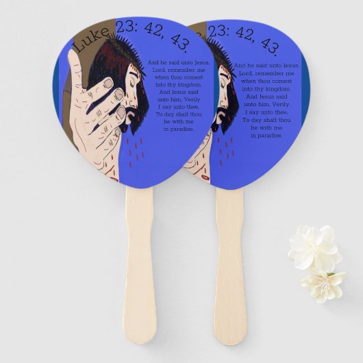 Erinnern Sie sich an mich Fächer (Vorne und Hinten)