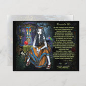 Erinnern Sie sich an mich Sinti und Roma Fortune T Postkarte (Vorne/Hinten)