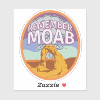 Erinnern Sie sich an Moab-Sticker Aufkleber