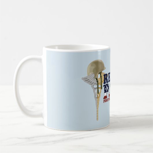 ERINNERN SIE SICH AN P.T.S.D. II KAFFEETASSE (Links)