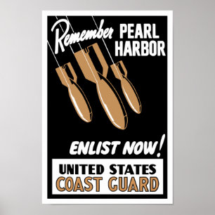 Erinnern Sie sich an Pearl Harbor, jetzt Poster
