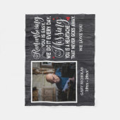 Erinnern Sie sich an Personalisiertes Foto für das Fleecedecke (Vorderseite)