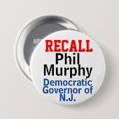 Erinnern Sie sich an Phil Murphy, den demokratisch Button (Vorne & Hinten)