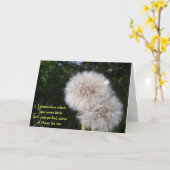 Erinnern Sie sich an sie Karte (Gelbe Blume)