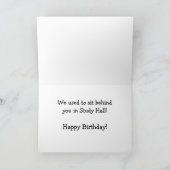 Erinnern Sie sich an uns? Lustiger Geburtstag Karte (Innenseite)