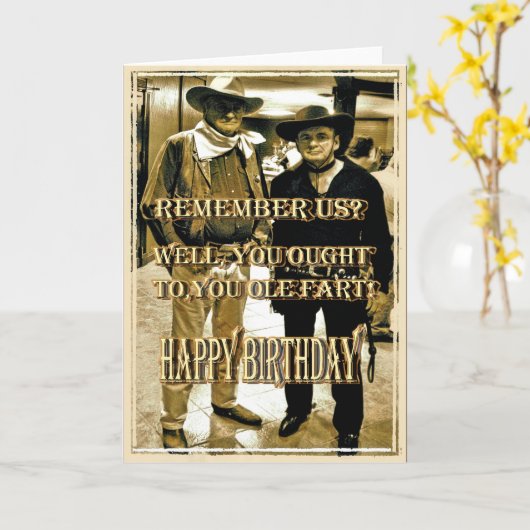 ERINNERN SIE SICH AN US, SIE SOLL… KARTE (Gelbe Blume)