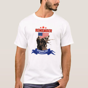 Erinnern Sie sich an Veteranen-Tag T-Shirt