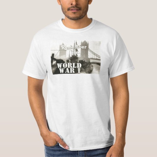 Erinnern Sie sich an Weltkrieg 1 T-Shirt (Vorderseite)