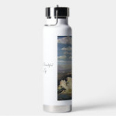 Erinnern Sie sich an wunderschöne Dinge in der Fla Trinkflasche (rechts)