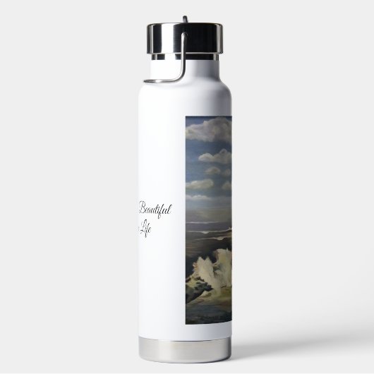 Erinnern Sie sich an wunderschöne Dinge in der Fla Trinkflasche (rechts)