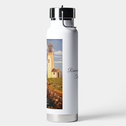 Erinnern Sie sich an wunderschöne Dinge in der Fla Trinkflasche (Links)