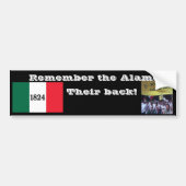 Erinnern Sie sich das an Alamo! Autoaufkleber (Vorne)