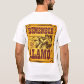 Erinnern Sie sich den an Alamo-T - Shirt (Rückseite)