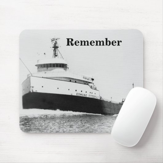 Erinnern Sie sich: Der Edmund Fitzgerald Mousepad (Mit Mouse)