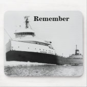 Erinnern Sie sich: Der Edmund Fitzgerald Mousepad (Vorne)