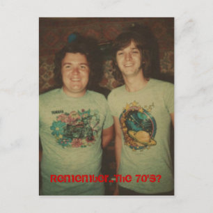 Erinnern Sie sich... die 70er? Postkarte