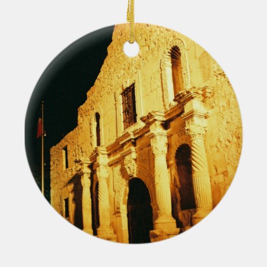 Erinnern Sie sich die an Alamo-Verzierung Keramikornament (Hinten)