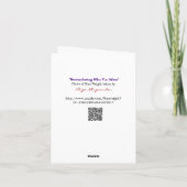 Erinnern Sie sich göttlich daran, wer Sie sind Karte (Rückseite)