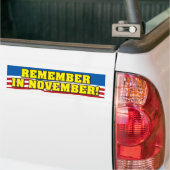 Erinnern Sie sich im November! Autoaufkleber (Auf Lkw)