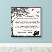 Erinnern Sie sich Leinwanddruck (Insitu (Holzboden))