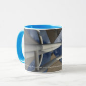 "Erinnern Sie sich, oben zu schauen " Tasse (Vorderseite Links)