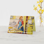 "Erinnern Sie sich, wann Sie Zeit zum Kochen hatte Karte (Gelbe Blume)