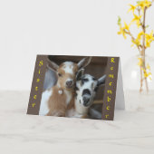 ERINNERN SIE SICH, WENN WIR DIE KINDERKARTE WAREN KARTE (Gelbe Blume)