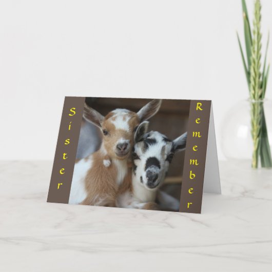 ERINNERN SIE SICH, WENN WIR DIE KINDERKARTE WAREN KARTE (Vorderseite)