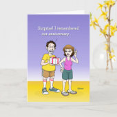 Erinnert euch an euch! Jubiläumskarte Karte (Gelbe Blume)