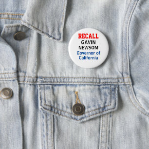 Erinnert euch an Gavin Newsom Gouverneur von Kalif Button