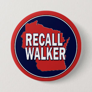 Erinnert euch an Gouverneur Scott Walker Button