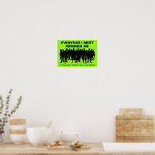 Erinnert mich, dass mir das lustige Poster-Zeichen Poster (Küche)