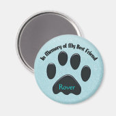 Erinnert sich an meinen besten Freund Magnet (Vorderseite/Rückseite)