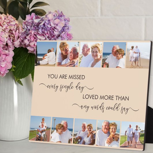 Erinnerung 10 Foto Almond Sie sind vermisst Fotoplatte