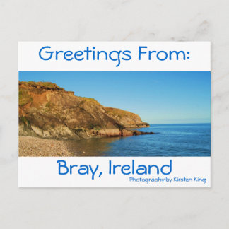 Erinnerung 1 187, Bray, Irland, Grüße von:, P... Postkarte