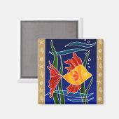 Erinnerung am Strand! Magnet (Vorderseite/Rückseite)