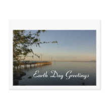 Erinnerung am Strand und am See Earth Day