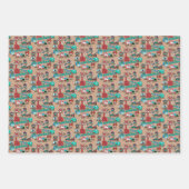 Erinnerung an 2020 Weihnachtsgeschenk für Pandemie Geschenkpapier Set (Vorderseite)