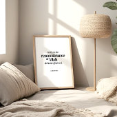 Erinnerung an Allah – Quran-Zitatposter Poster