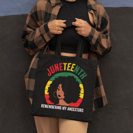 Erinnerung an Ancestors Junetenth Tasche