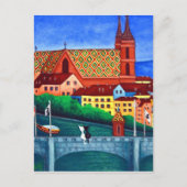 Erinnerung an Basel, Schweiz Postkarte anzeigen (Vorderseite)