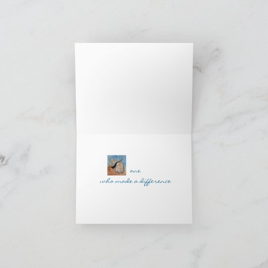 Erinnerung an Beileid Karte (Innenseite)