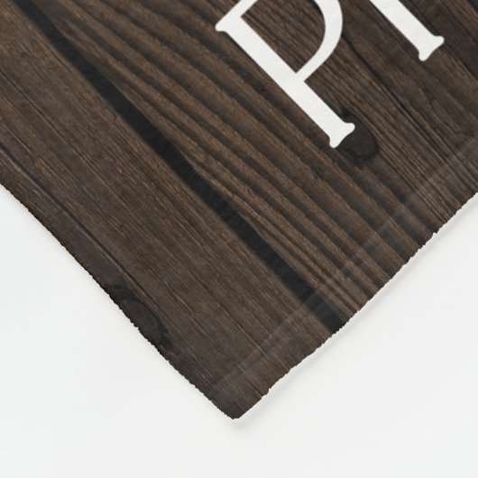 Erinnerung an christliches Foto Fleecedecke (Ecke)